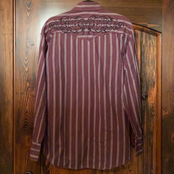 Roper Pearl Snap Button Down Western Shirt - Picture 5 of 7